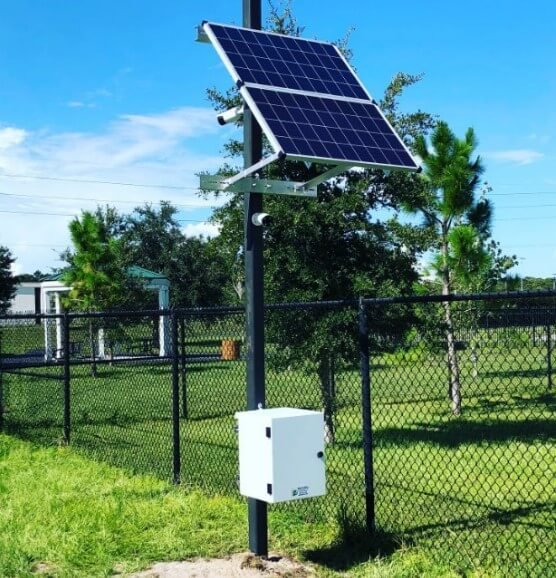 CCTV installation in Solar Park